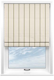 The British Stripe Co. Victoria, Derwent No.1 - Roman Blind